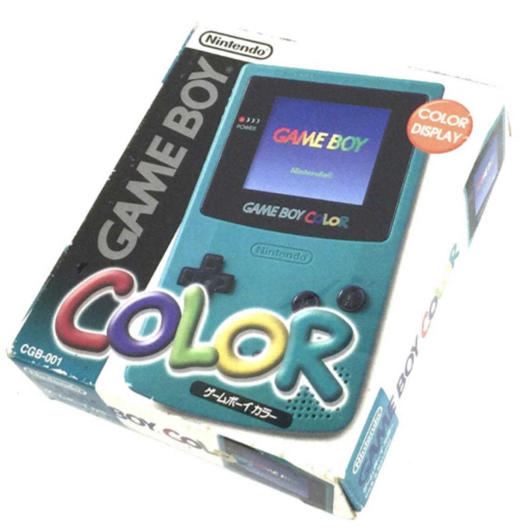 Nintendo ゲームボーイカラー ブルー【箱、アダプター付き】
