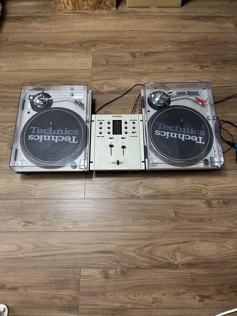 テクニクス SL-1200MK3D 2台 ミキサー付 DJセット ターンテーブル