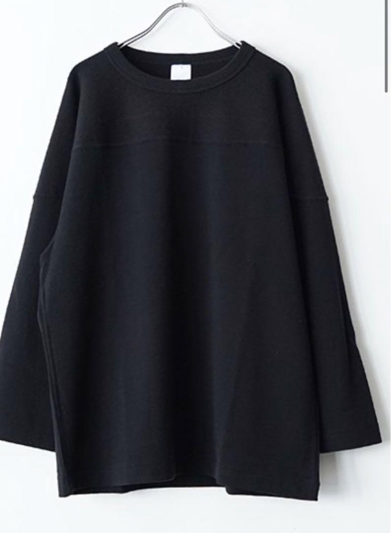 comoli ウールフットボールt navy2