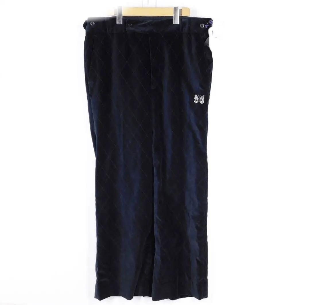 美品Needles ニードルズ ベロア スラックスパンツ ネペンテス