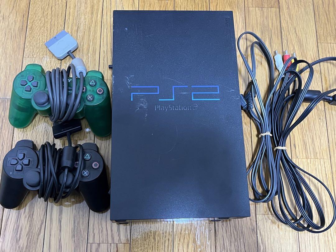 PS2 SCPH-18000 本体+コントローラ2個