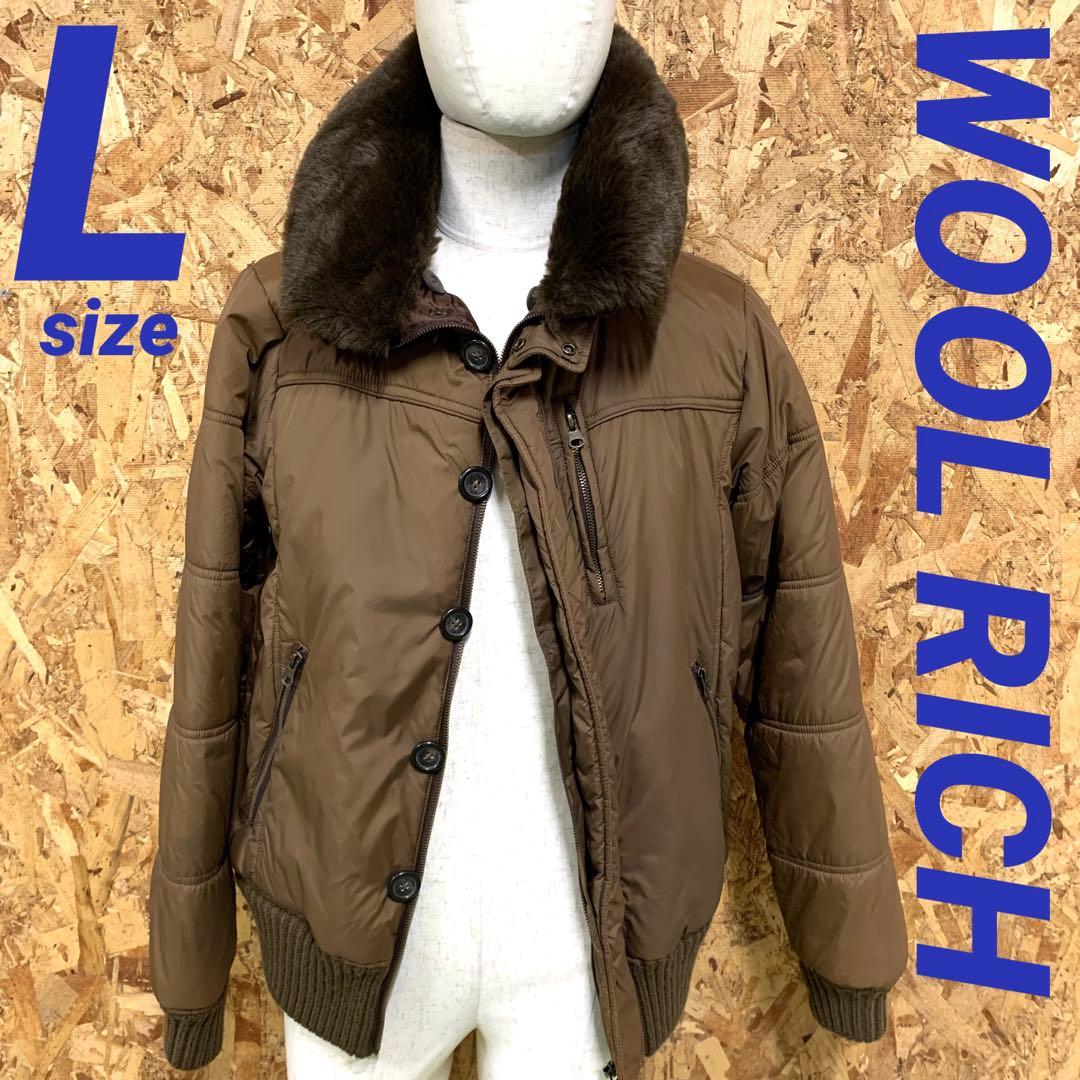 【Lサイズ】WOOLRICH ウールリッチ 中綿ダウン ブラウン