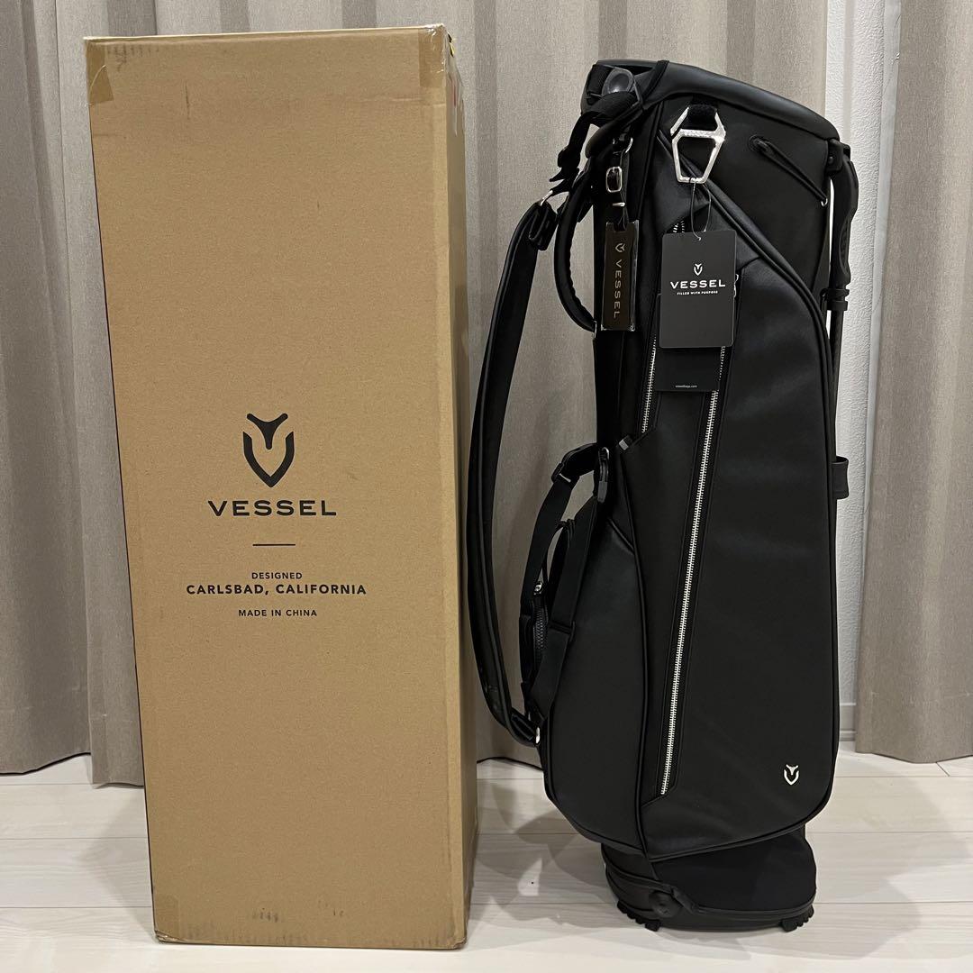 新品未使用 VESSEL キャディバッグ VLS LUX ブラック
