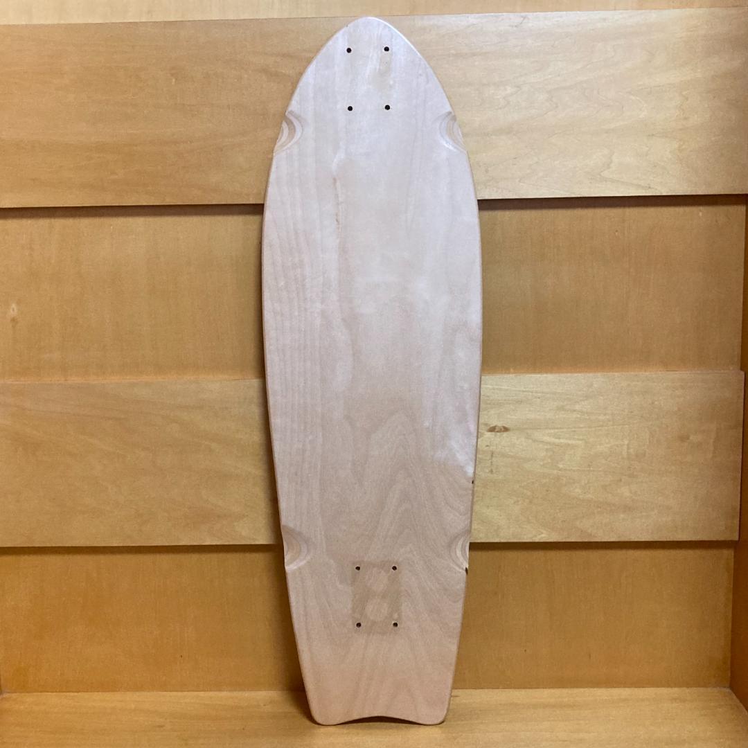 31.5インチ(80cm) セミロング フィッシュテール スケートボードデッキ